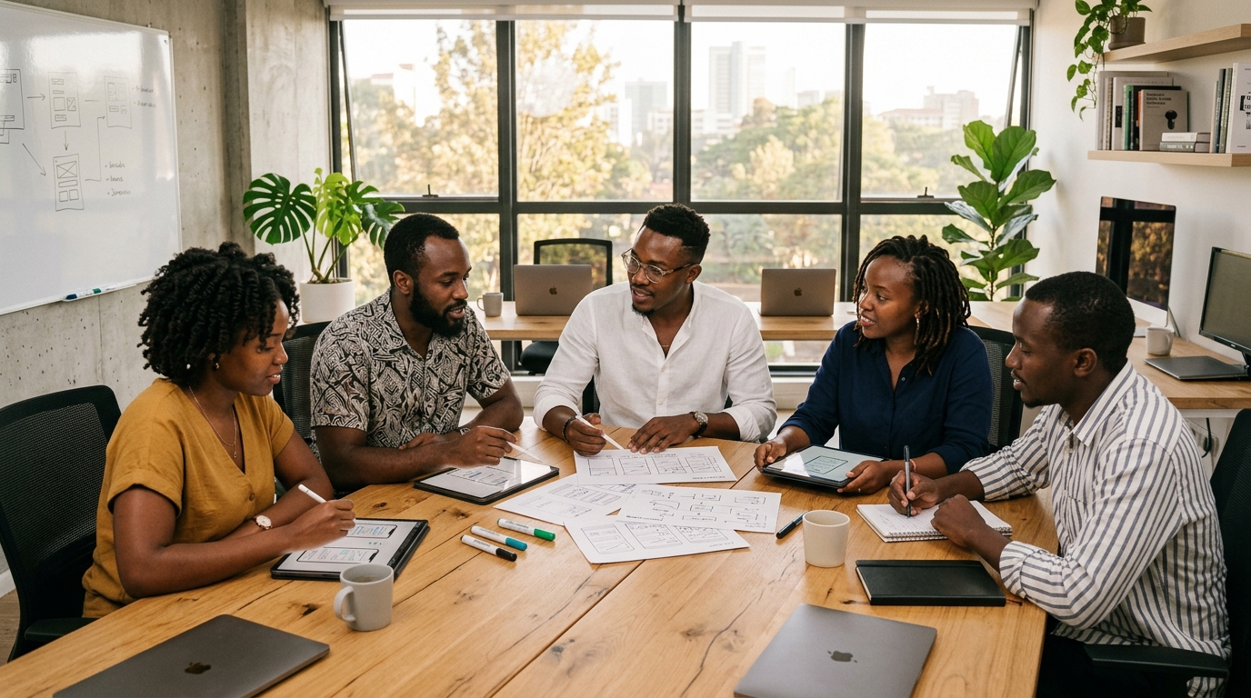 I'NEED product design and founding team in Nairobi innovation studio